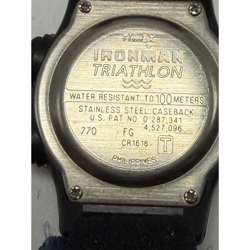 Timex Ironman Triathlon 20th‎ Anniversary 1998 New Battery Ladies Watch 33MM 7